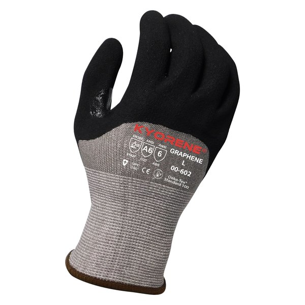 Kyorene 13g Gray Kyorene Graphene
A6 Liner with Black HCT MicroFoam
Nitrile Knuckle Coating (S) PK Gloves 00-602 (S)